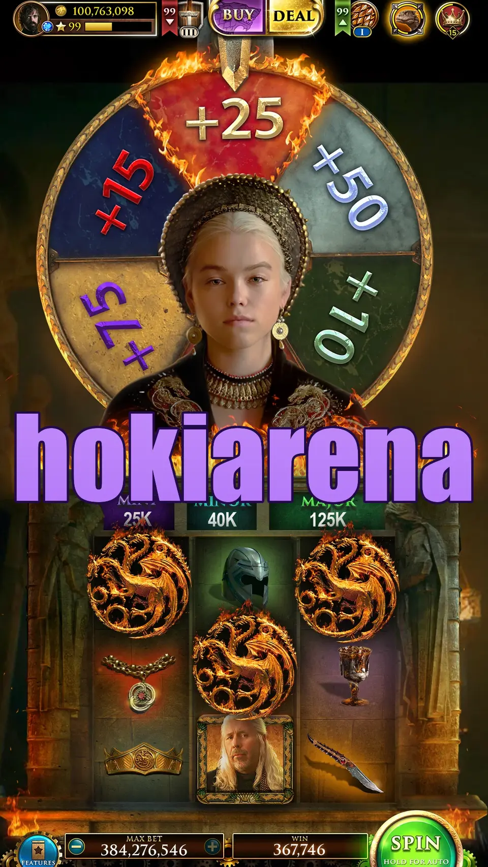 hokiarena Masuk