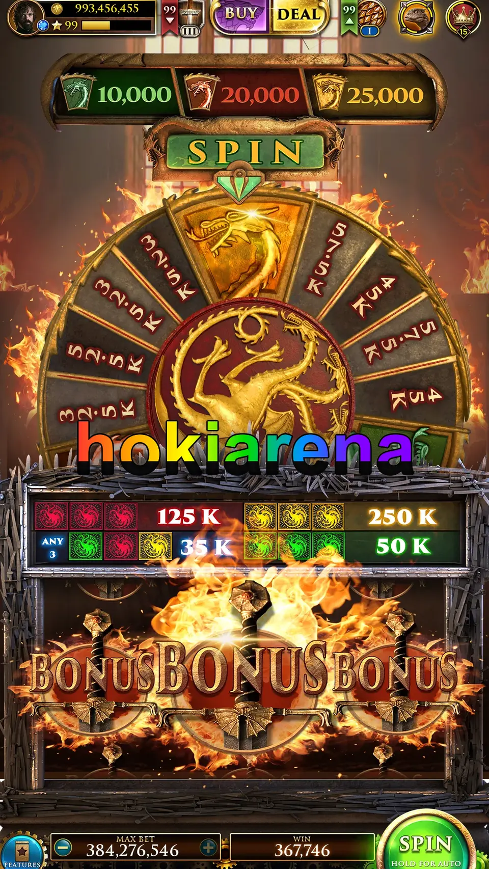 hokiarena Masuk